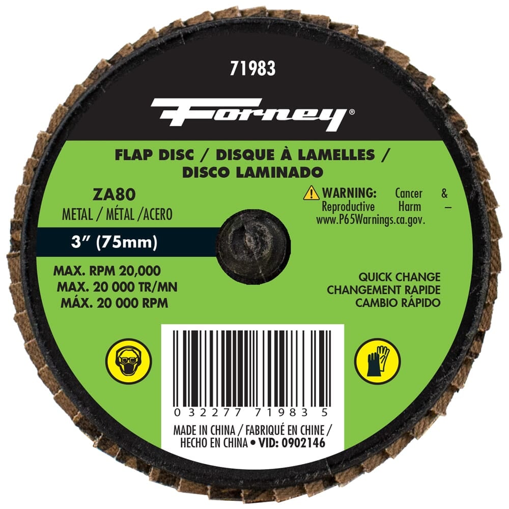 71983 Quick Change Flap Disc, 80 G